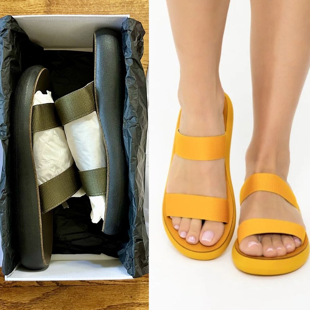 Ancient Greek Sandals Timia sandals in khaki sz 7